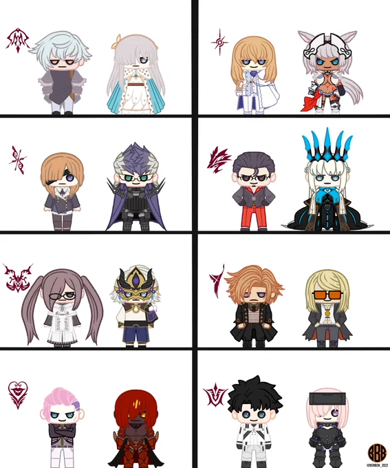 好きな組み合わせおる? てかだれがクリプターとしてちゃんと仕事してたん?  #FGO #FateGO