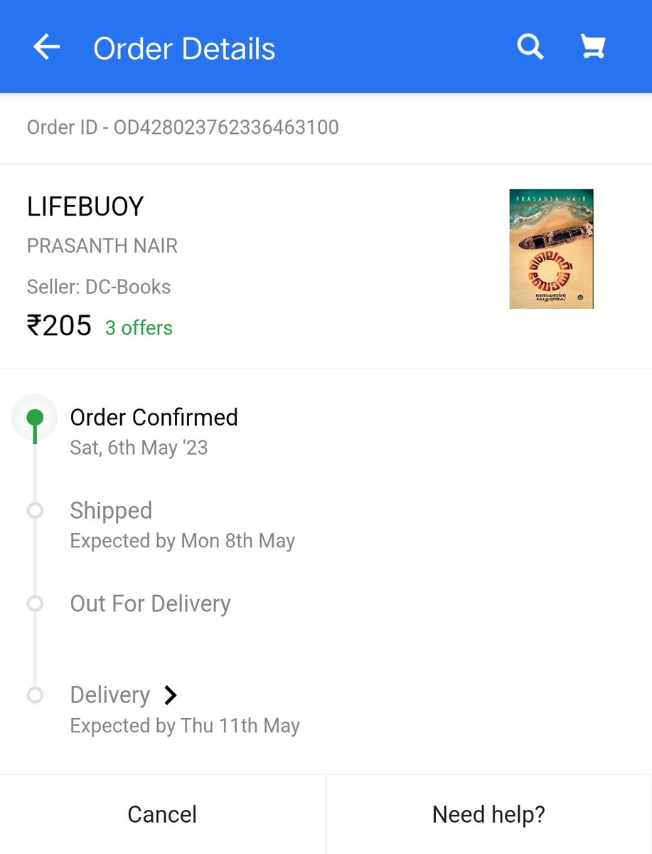 bodhispea's tweet photo. @PrasanthIAS ന്റെ Lifebuoy book MRP Rs. 260 at offer price on Flipkart - Rs 220 - UPI Offer 15
Net payment Rs 205. Free delivery for. Plus members

 Go grab your copies https://t.co/31WiToCAN9