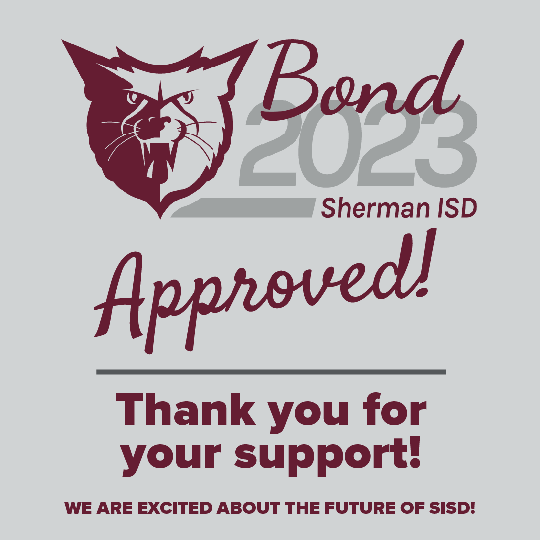 Sherman ISD on Twitter "Sherman ISD voters approved both bond