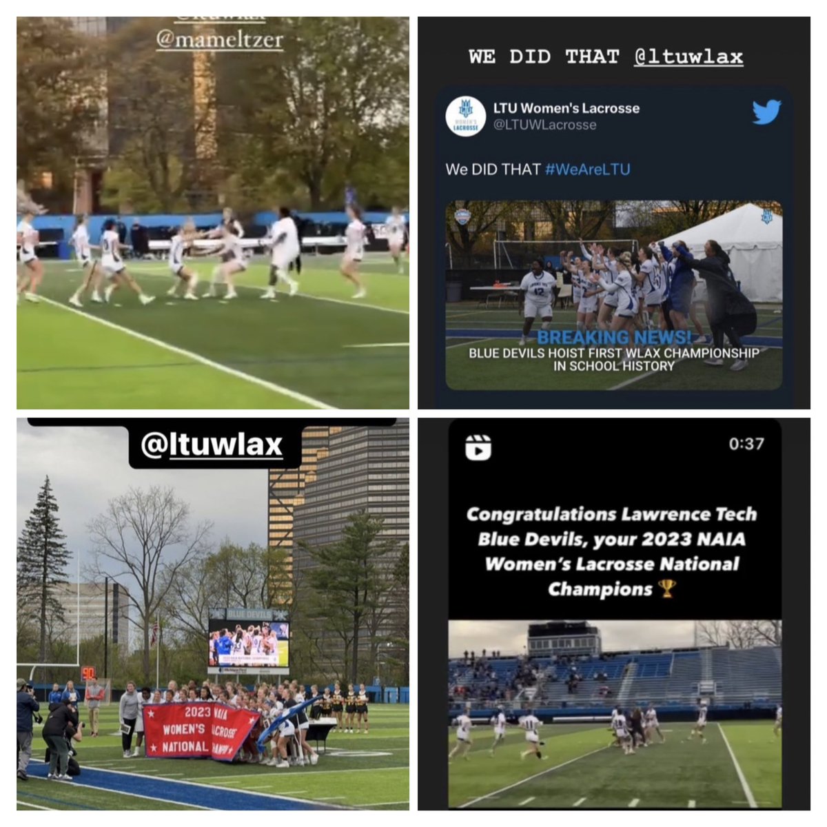 tarekmsobh's tweet photo. Congratulations Blue Devils!! Lawrence Technological University @LawrenceTechU is 2023 Women’s Lacrosse National Champion!
A hard-fought 16-15 win in sudden death extra time over the Savannah College of Art and Design. @SCADdotedu
#WeAreLTU #LTU #NationalChamps #lawrencetech https://t.co/oXmV5z1itt