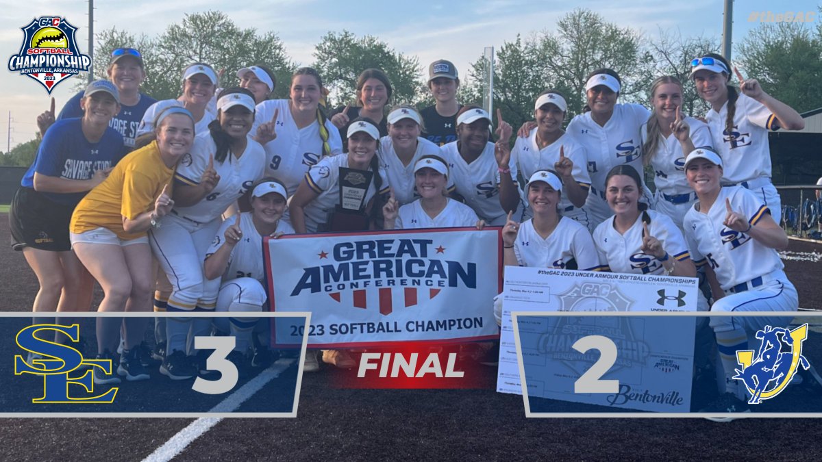 SOUTHEASTERN OKLAHOMA STATE WINS #theGAC 2023 SOFTBALL CHAMPIONSHIP TITLE - greatamericanconference.com/news/2023/5/6/…