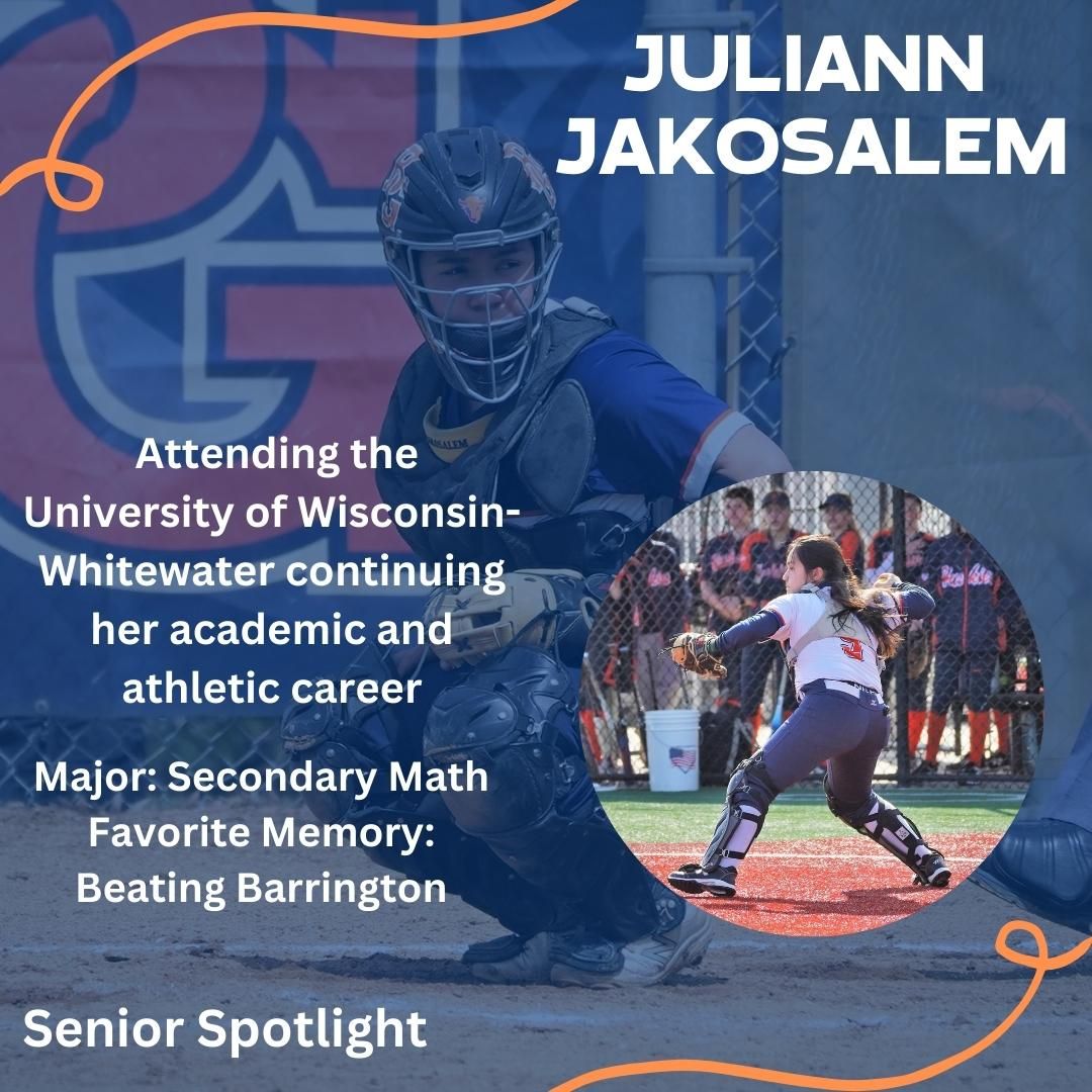 Monday is Senior Night for our 5 seniors.  Come out and show your support!  We start by honoring Juliann Jakosalem.  #FightOn <a href="/BGBisonAD/">Buffalo Grove Athletics</a>