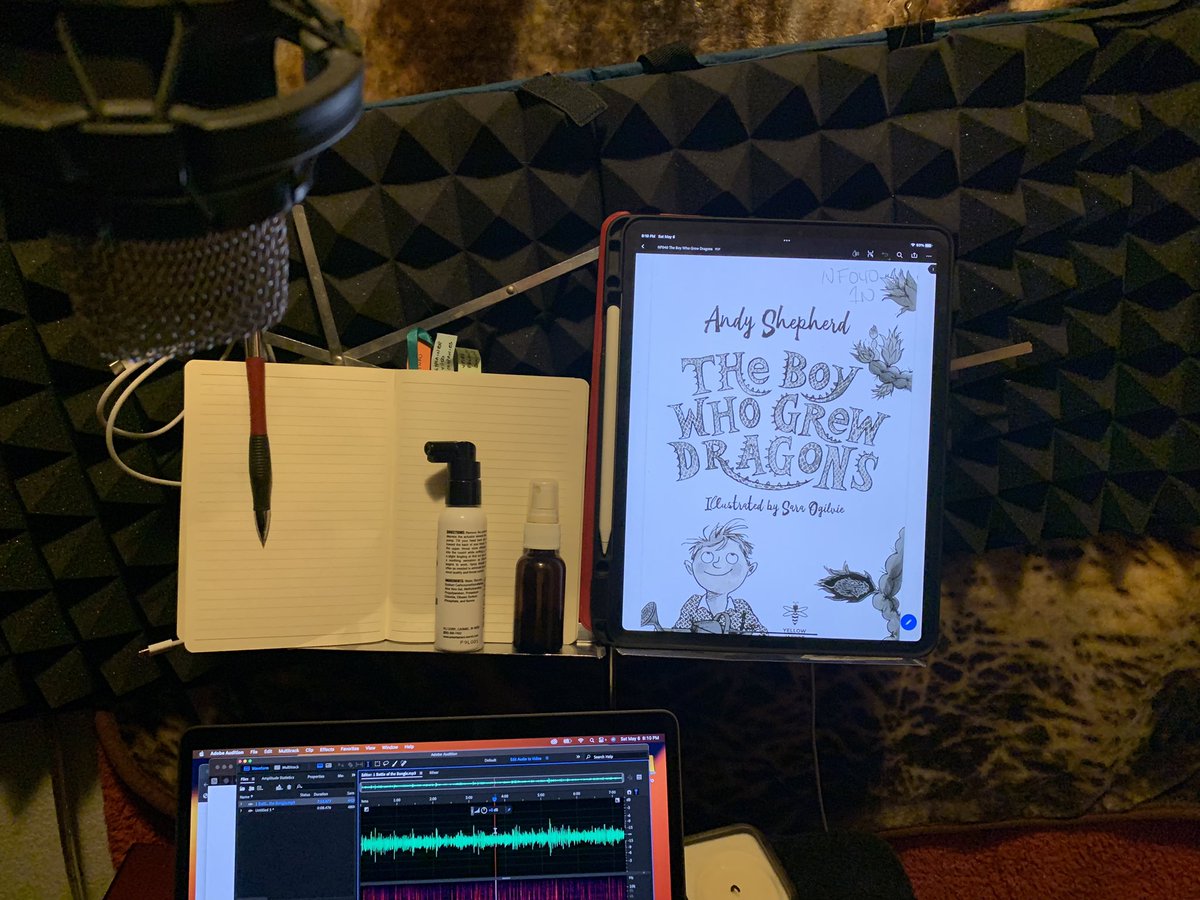 jasonyoungvo's tweet image. Started narrating, “The Boy Who Grew Dragons,” for Learning Ally, an organization that helps provide equitable access to education for students who struggle with reading. #learningally #volunteer #narrator #voiceover