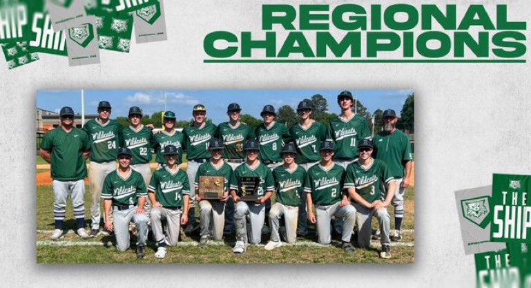 For the first time in program history, the Wildcats are regional champions!! Go Wildcats!!