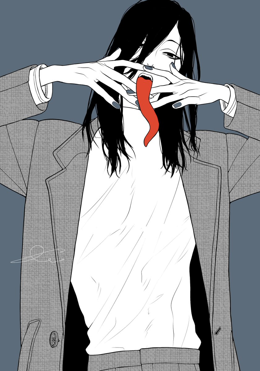 「おかま先生( )の人外BLまれきよのまれびとさんを描かせていただきました!ビジュ」|あぅのイラスト