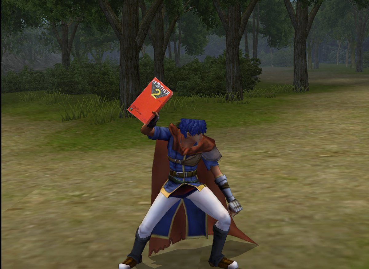 ikeholdinstuff's tweet photo. Happy Mother's day, Ike is holding Mother 2 for the super famicom. https://t.co/OCRSVpSKNk