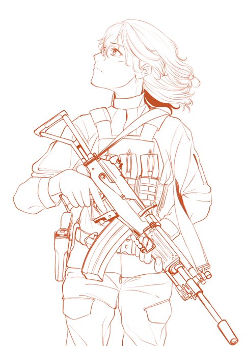 「holster rifle」 illustration images(Latest)