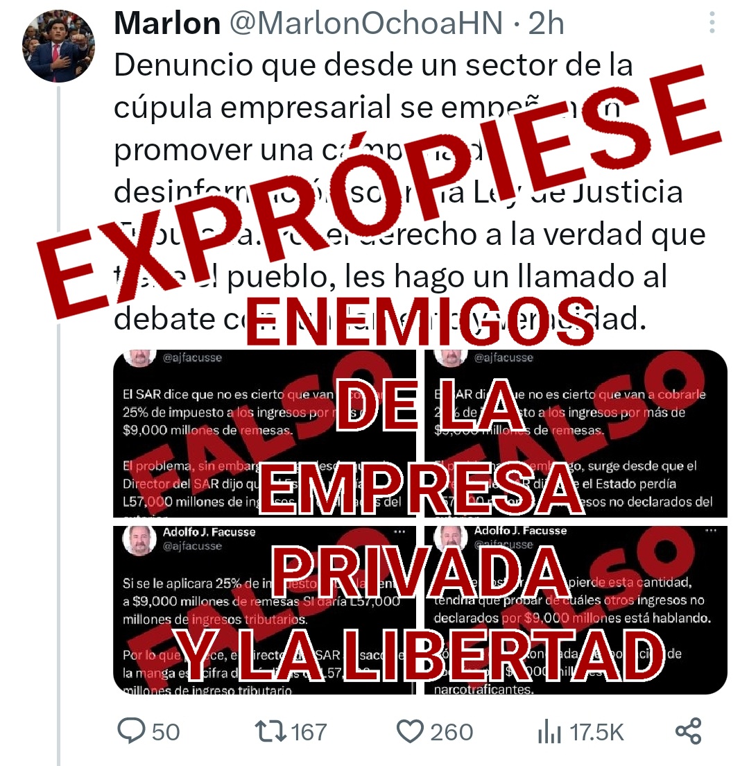 fuera_xiomara's tweet photo. @MarlonOchoaHN Tranquilo ministro #Exprópiese deje la droga marca #MelH https://t.co/a76f6oGmJs