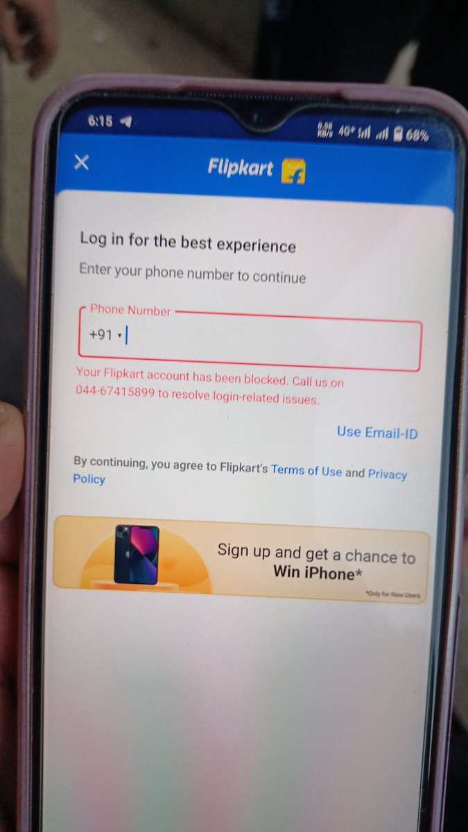 newbiecryptoS's tweet photo. @flipkartsupport
Hello sir my flipkart account has been block without any reason please unblock my account I have payleter and 1  299 voucher on it please unblock my account ASAP https://t.co/RlNHZT5veG