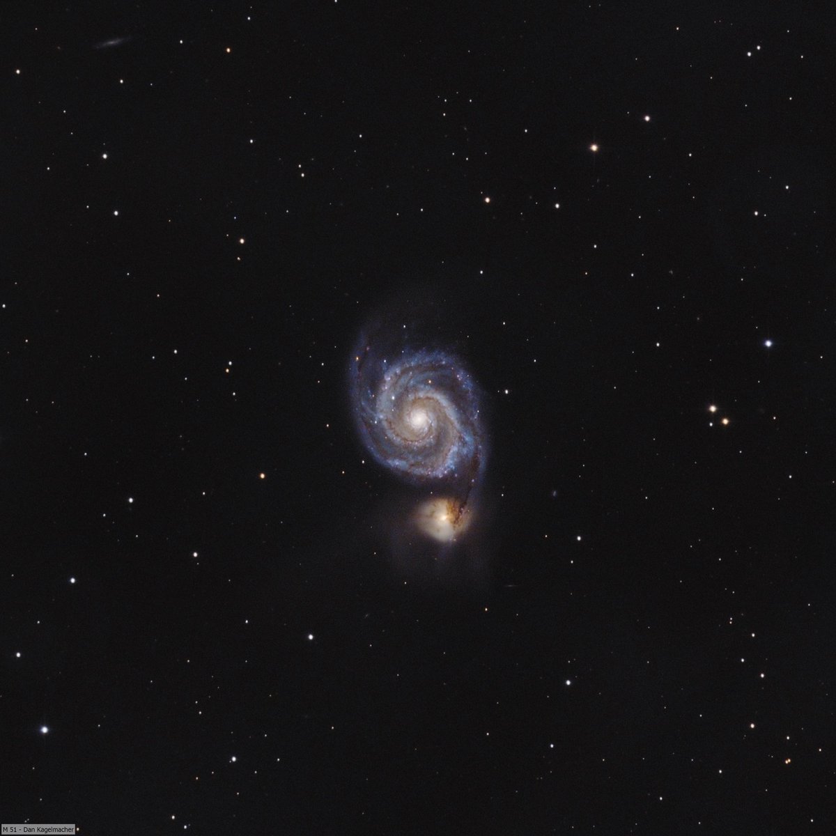 ManyWorldsAstro's tweet photo. The Whirlpool Galaxy, captured last night under the full moon.

Total exposure: 5h 24m https://t.co/Ebysx7uM88