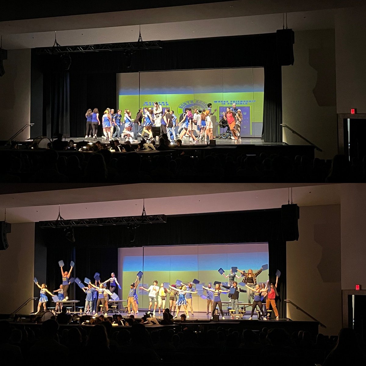 Amazing night at Oakton Theatre’s production of Mean Girls!  Incredibly talented cast and crew.  Be sure to buy your tickets for next week (Thu-Sat)! <a href="/oaktontheatre/">Oakton Theatre 🎭</a> 🎭💗 #WEAREOAKTON