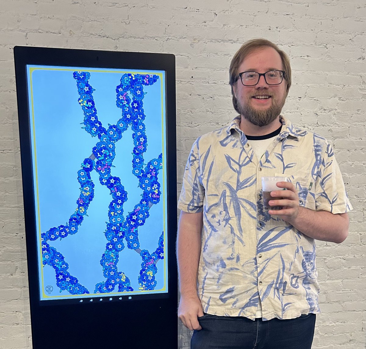 bryanbrinkman's tweet photo. Thank you to @lowkey_ventures &amp;  @30CamposEliseos for showcasing "Blossom" at their Digital Enlightenment event in NYC tonight 🥂♥️ https://t.co/mLVNhBAZx5