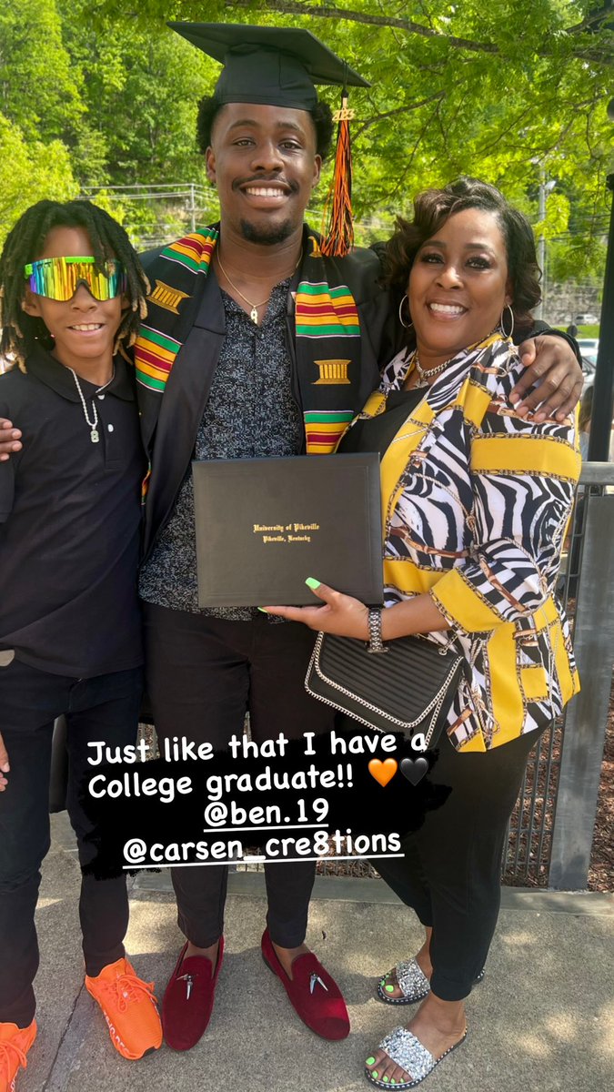 God's Grace & Mercy IS sufficient!! 🙌🏽 Proud mama bear 🤞🏽 @bentate59 #collegegraduate #Classof2023 #GoBears