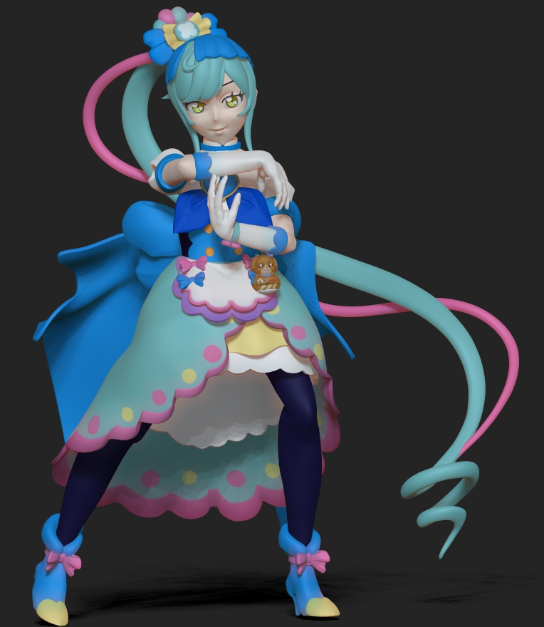 久しぶりにスカルプト
友人の娘にお願いされてつくってみました
人からお願いされたものじゃないとなかなかモチベーションが続かない。。。