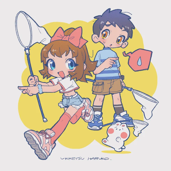 自然探検隊!獲物はあっちだー!