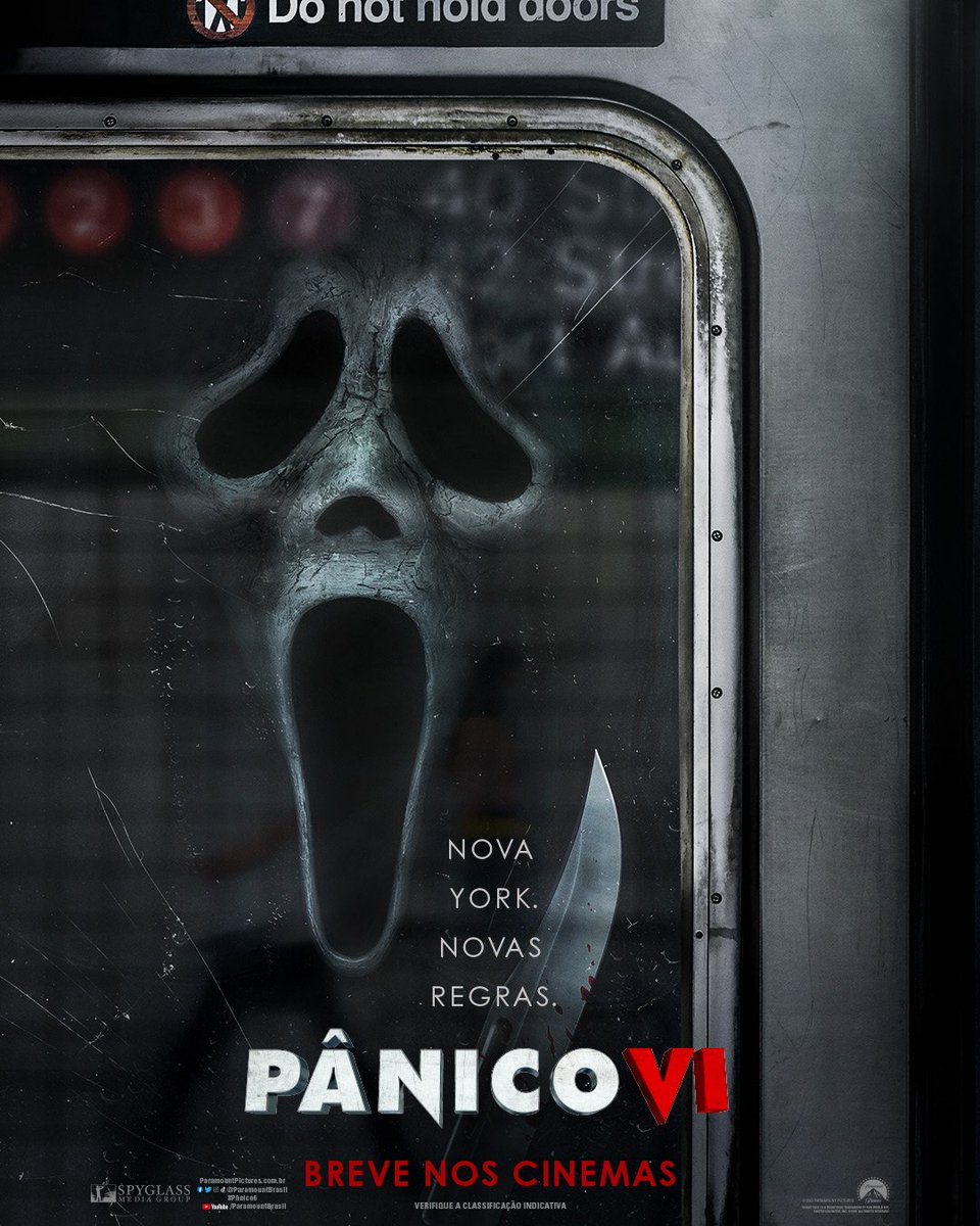 𝙳𝚛𝚒𝚟𝚎 𝙳𝚊 𝙰𝚕𝚎𝚐𝚛𝚒𝚊/// ℝ𝔹𝔻 on X: Pânico 6 (2023),Scream VI,  Drive Classificação Indicativa:18+    / X