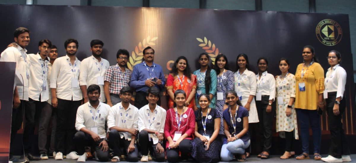MarriRajasekar's tweet photo. Congratulations Mrs Vedavidhya &amp; the faculty coordinators from @mlritin on receiving the prestigious CSI Hyderabad Chapter #excellence awards! 

Appreciate your efforts - May you continue to excel &amp; make a positive impact.👍 https://t.co/qrWHDgUxr5