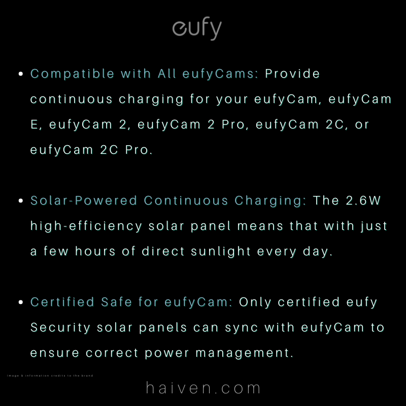 haivendubai's tweet image. #eufy #solarpanelcharger on haiven.com