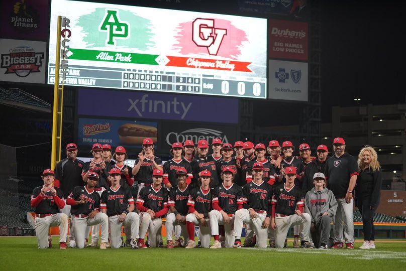 ChippewaB's tweet photo. Great day at Comerica! Thank you @tigers for doing these events for our @MHSBCA1 teams! Big thanks to @_mylesjordan, and to @TeitniearII for the pics! You guys r awesome! https://t.co/uSOwVgFYAe