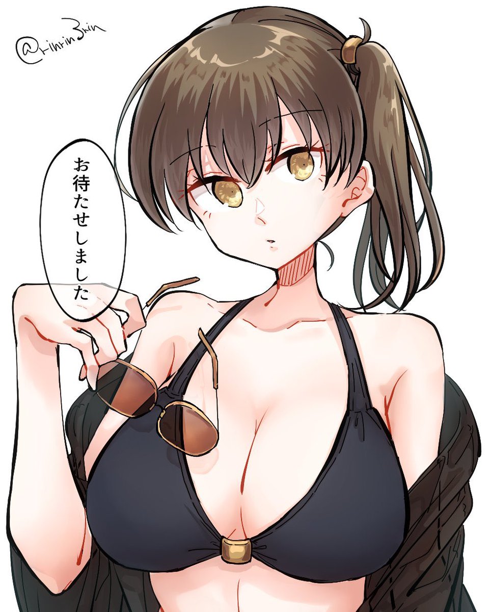 #GWはフォロワーさんが増えるらしい 艦こればっか 夏は水着絵が増えます👙