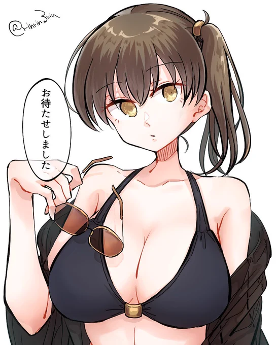 #GWはフォロワーさんが増えるらしい 艦こればっか 夏は水着絵が増えます