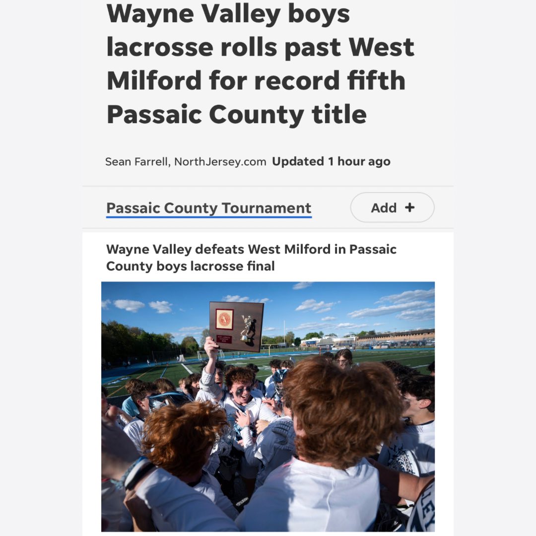 WayneValleyBoysLax (@wvlaxboosters) on Twitter photo 