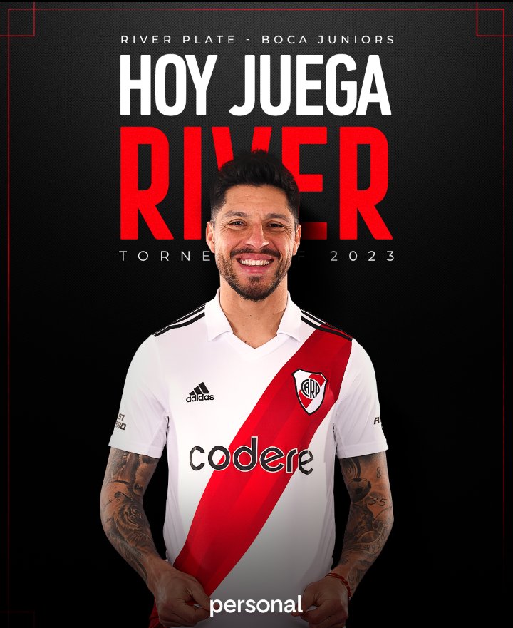 Hoy juega river vs boca 🔴⚪🔴
#VamosRiver