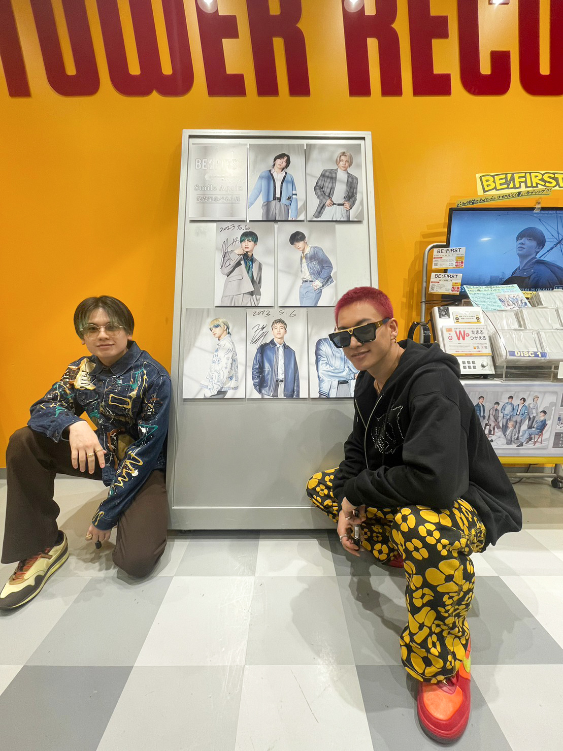 BEFIRST 訪店記念キャンペーン 直筆サインポスター BE:FIRST×HMV