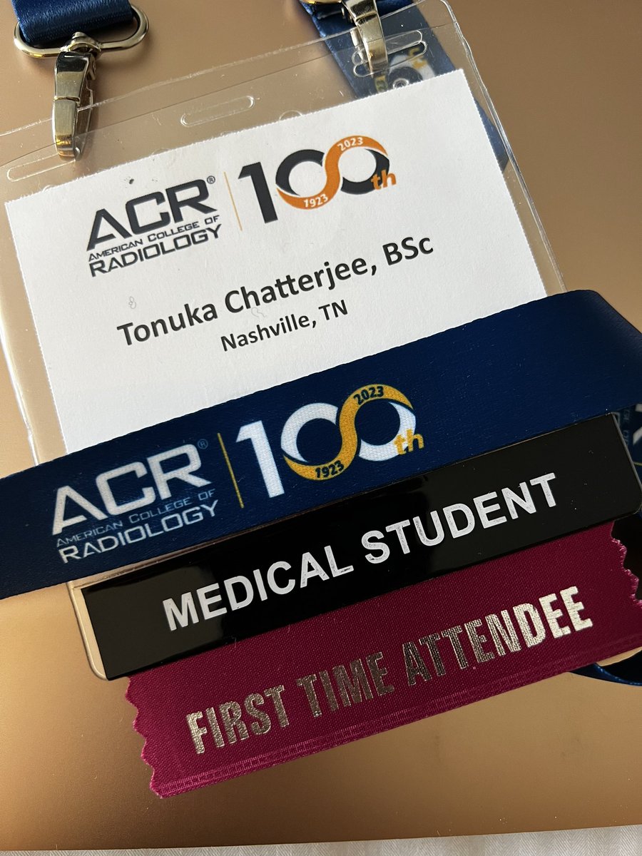 tinachatterje3's tweet photo. Day one of #ACR2023 was incredible!!From meeting so many new people to finally meeting people in-person was wonderful. Truly enjoying my first ACR meeting! @RadiologyACR https://t.co/JCEBku6bnT