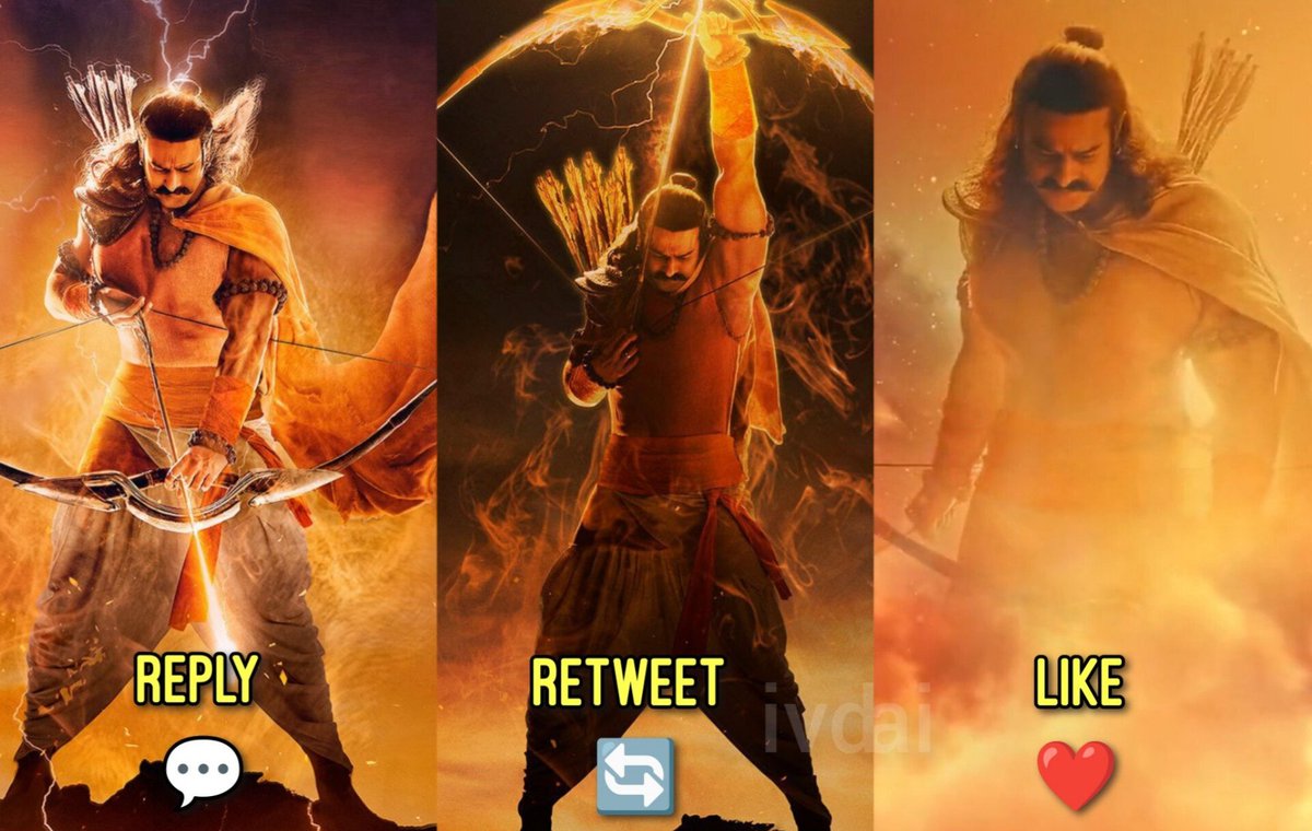 Which one you Like the most? 🚩🏹

#Prabhas #Adipurush #AdipurushOnJune16th