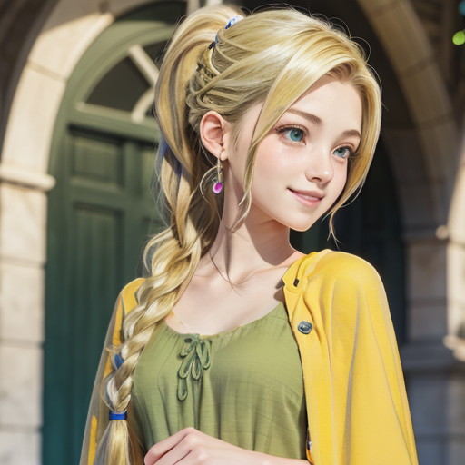 sd_user_mac_m1's tweet photo. もう１つビアンカ。こっちの方がっぽい。
#stablediffusion 
#chilled_remix 
#ドラゴンクエスト 
#ドラゴンクエスト5
#ビアンカ https://t.co/nErpjw6VyN