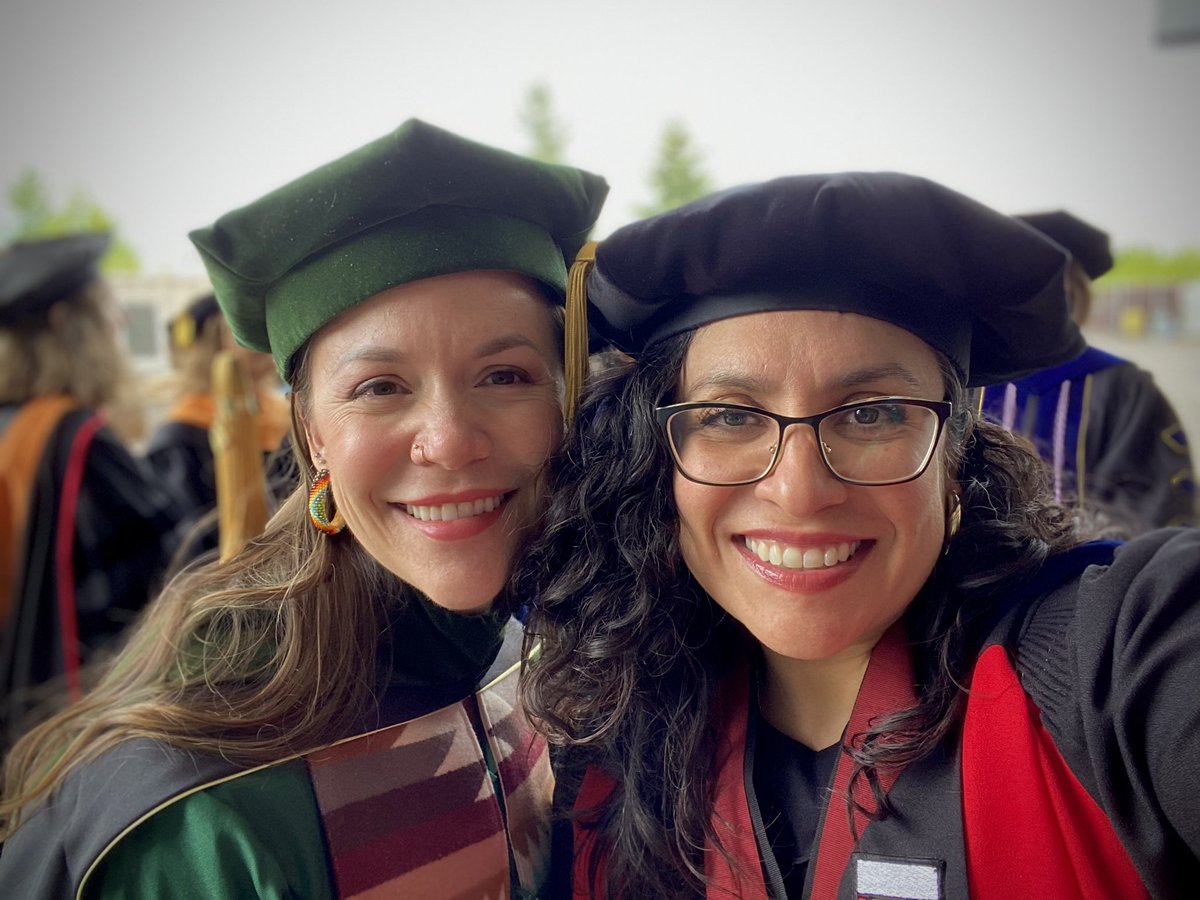 Today was a good day, celebrating all the <a href="/WSUVancouver/">WSU Vancouver</a> Graduates, especially our @wsucoe Educational Leadership Graduates! And great to hang w/ my colleague <a href="/DrStephanyRJ/">Stephany RunningHawk Johnson</a> who made it all the way from <a href="/WSUPullman/">WSU Pullman</a> to hood her student!

@WSUVEdLead #WSUV2023 #GoCougs