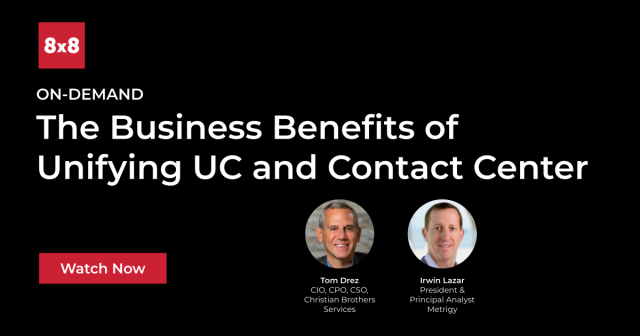 Businesses everywhere are converging #unifiedcommunications & #contactcenter platforms onto a single provider. On-demand: @Metrigy's @imlazar & @CBServices2's Tom Drez share how an integrated platform boosts #CX while ensuring business continuity. #XCaaS bit.ly/42tnCRe