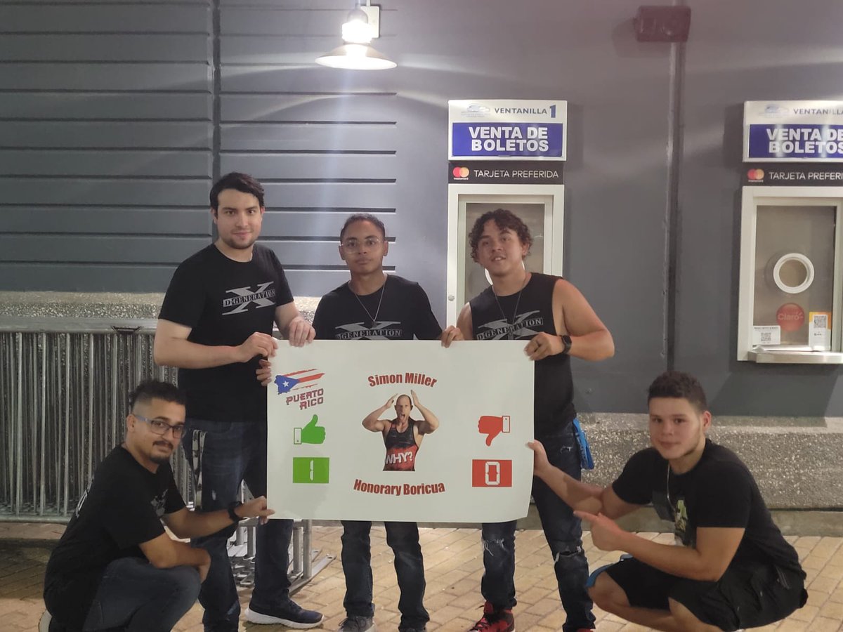 js_mulero's tweet image. Security might've not allowed us to show our poster, but we still want to share it with you, @SimonMiller316. I hope we get that UP!! #Backlash2023 #HonoraryBoricua #UpsAndDowns