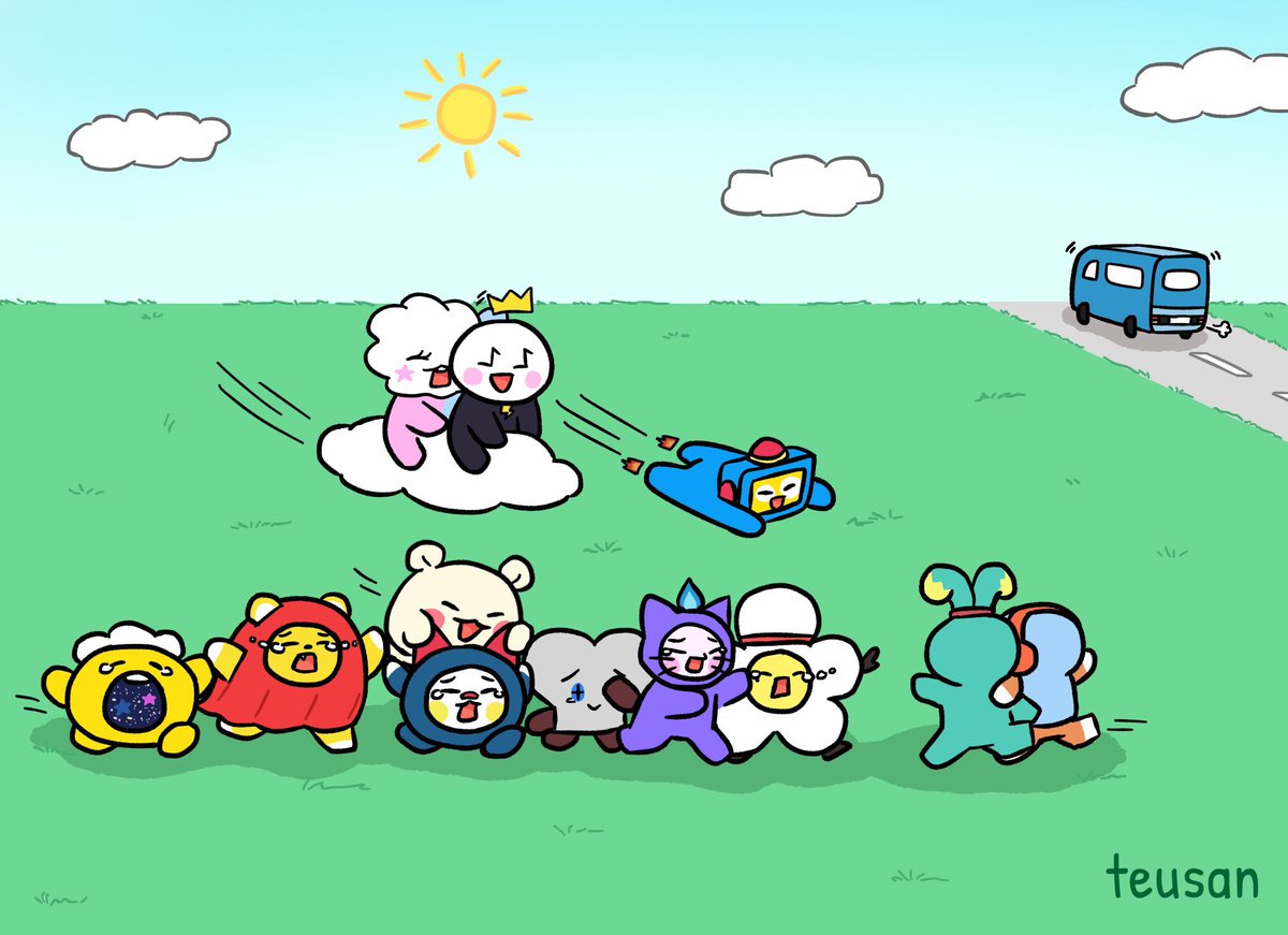 “Come back, okay?”          “We are back, guys!”