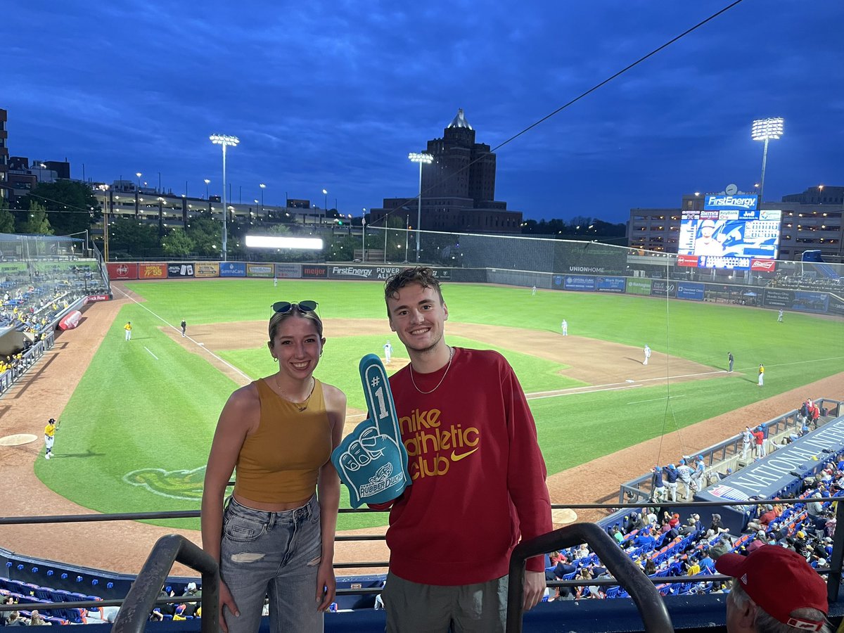ProfHouser's tweet photo. Experience Business at @uakronbusiness! Students in my @UAkronMarketing IMC class developed campaigns for the @AkronRubberDuck as part of their class projects. They competed in teams &amp; members of the winning team experienced the SUITE life tonight! #gozips https://t.co/NRfzihEOZC