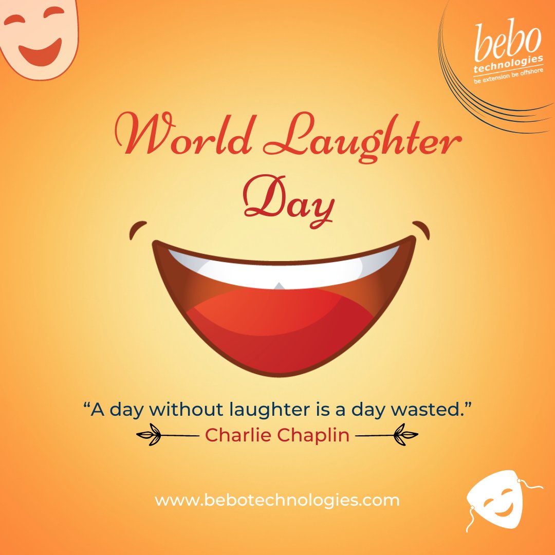 pbs.twimg.com/profile_images… bebotechchd: The most precious gift you can give to anyone is a happy laugh. Team bebo best wishes on World Laughter Day to you.

#laughterday #laughter #funny #memes #happiness #bebotechnologies