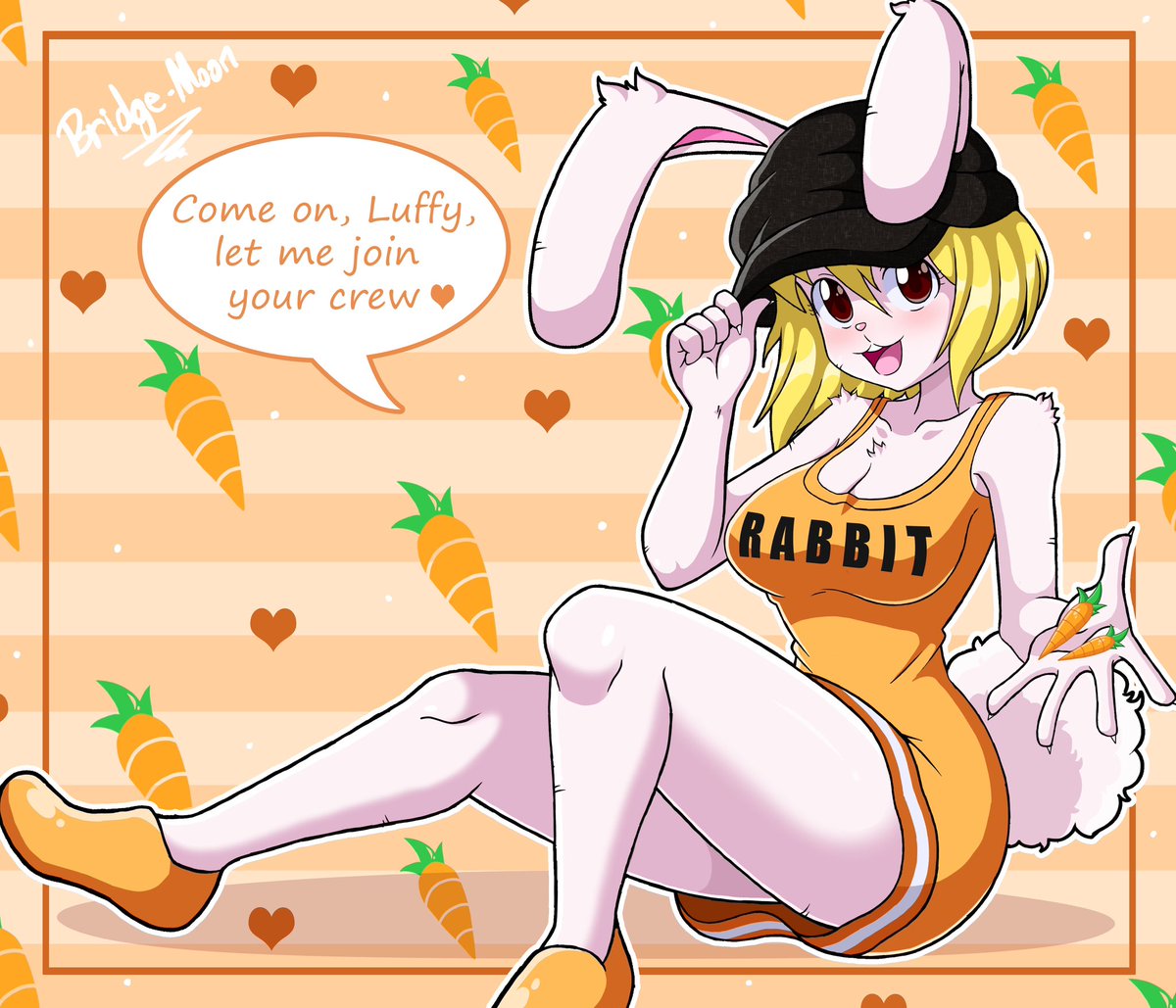 BridgeMoonJ's tweet photo. Drew a picture of Carrot from One Piece! 🌊 
Hope you guys like it! ❤️
#ONEPIECE https://t.co/QDupjkzEvk