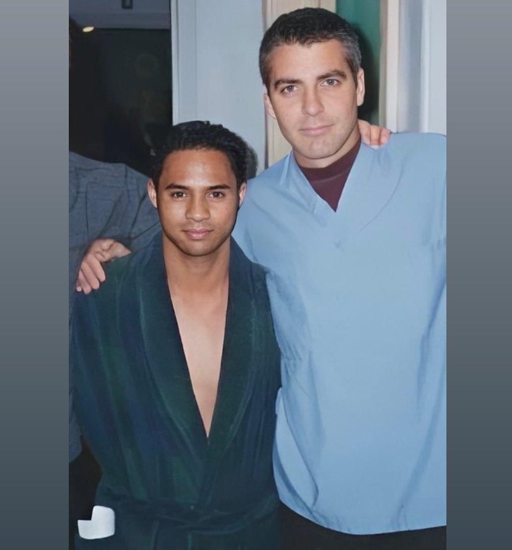 TyroneTann's tweet photo. Had #2Dedicate this #StepbackSaturday Memory & Give a #BigBirthday ShoutOut to the #OneTalent in this Biz that made one of theee #BiggestPositive Impacts In my Life & Career! HappyBirthday2 One of the #SweetestGuys in this Town…, #GeorgeClooney! MayUAlways be Blessed w/Success! https://t.co/wU5Sbcf8mH