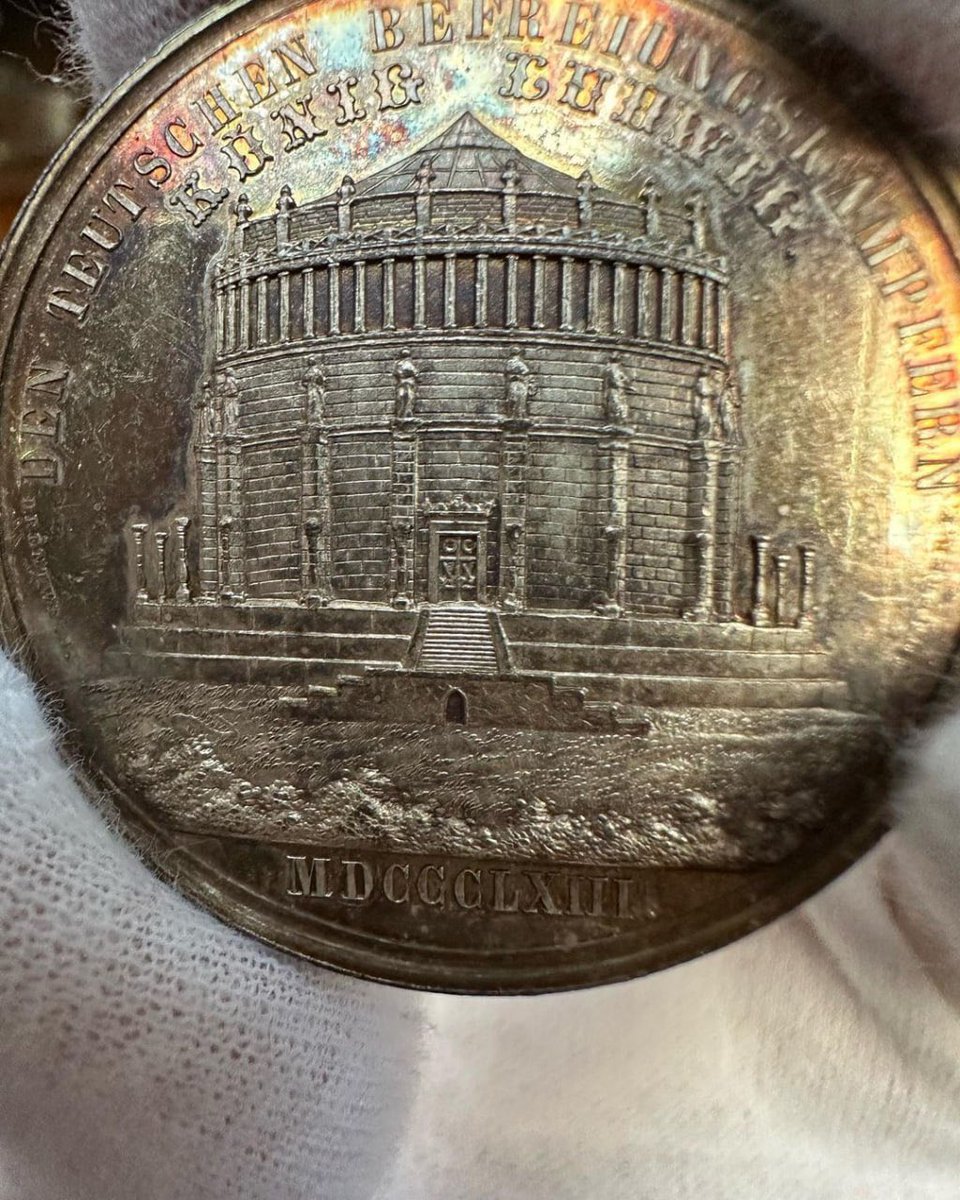 LinMiss__'s tweet image. King Ludwig I of Bavaria ordered the monument to be built to commemorate his victory over Napoleon during the War of Liberation from 1813 to 1815.

#coins #historic #history #numismatic #numismatics #pagan #celtic #celts #celticart #artofinstagram #pagan #paganism #essex