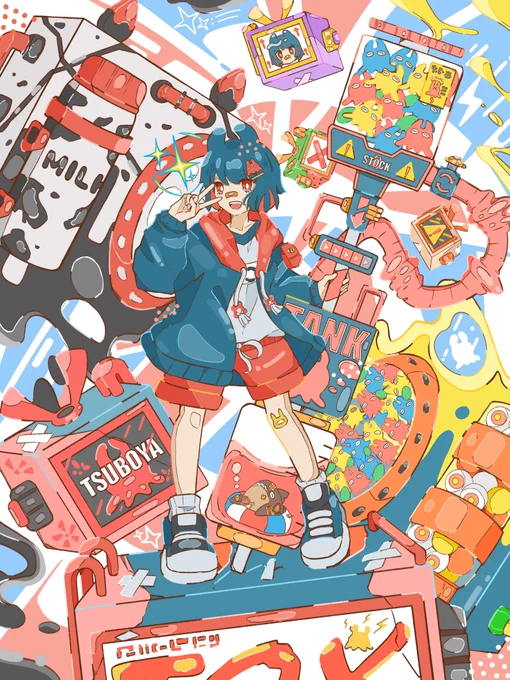 #デザフェス47 -コラボ Nezumiさん( )が 手がけた めこだ がデザフェスに登場ー!? グッズ情報はツリーを要チェック▼