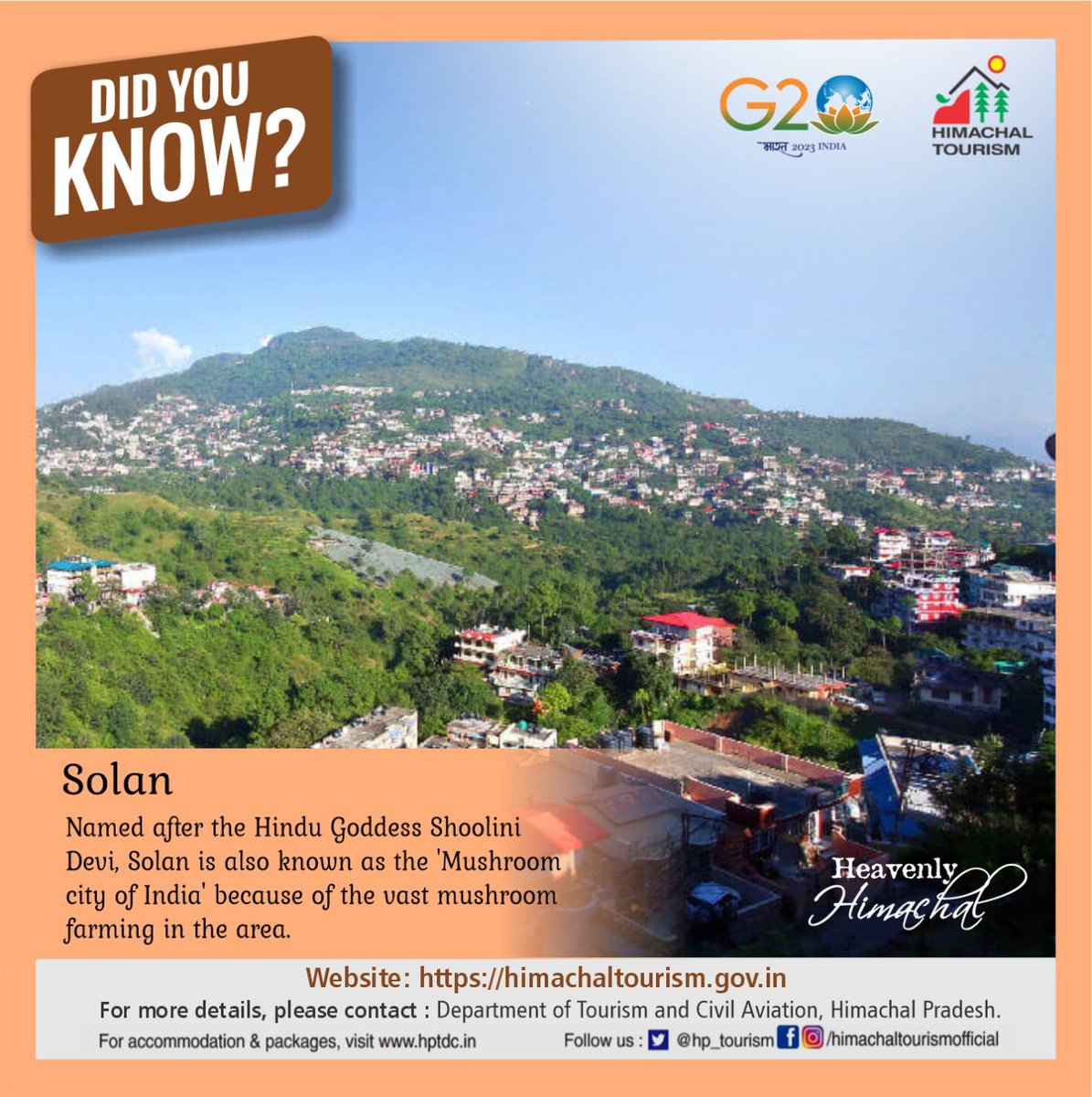 Solan : Mushroom City of India #Solan #HimachalPradesh #Himachaltourism  @hp_tourism