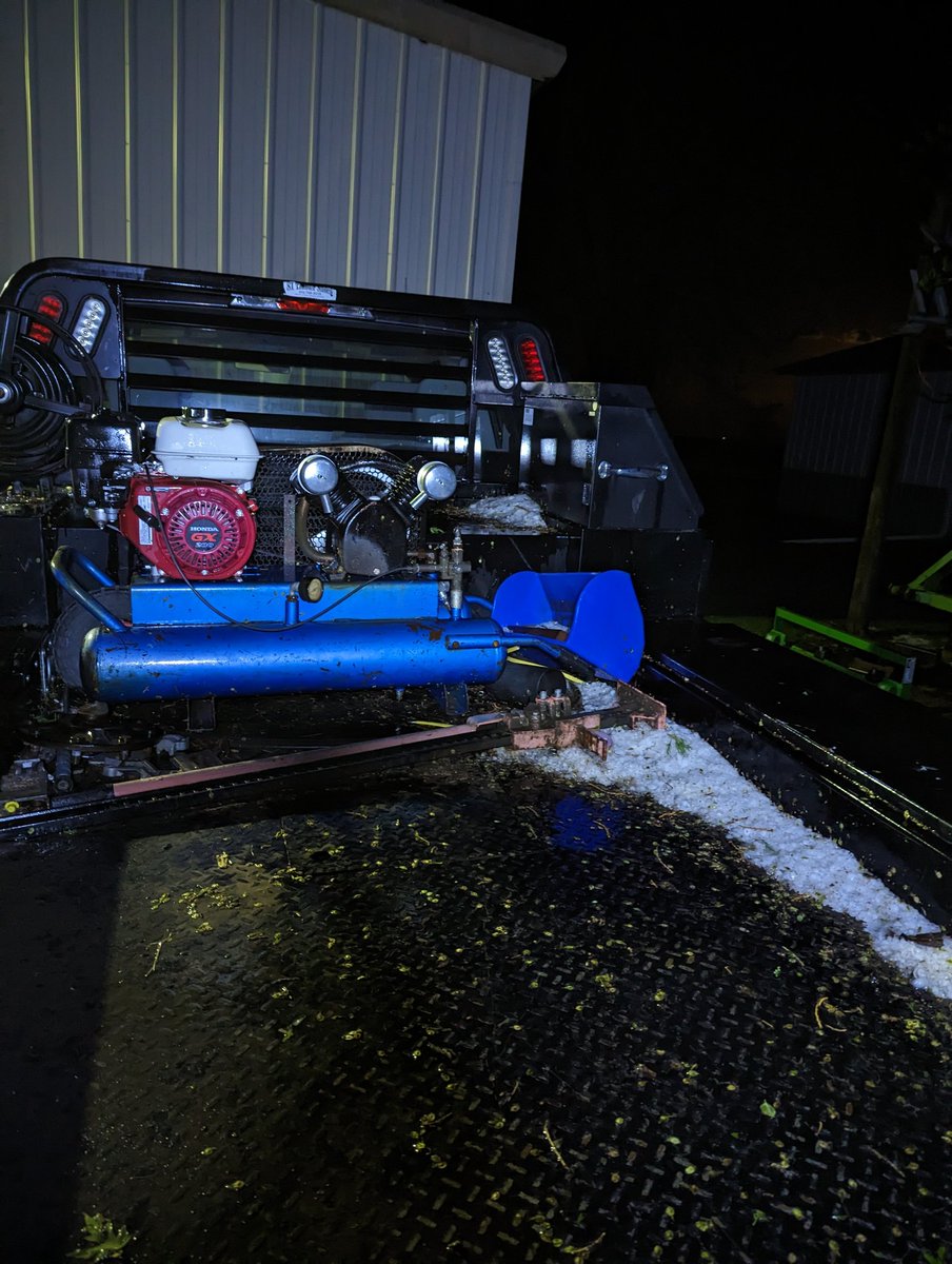 Warm nights cuddled up by the exhaust manifolds. 

.50" of rain is a step in the right direction.
