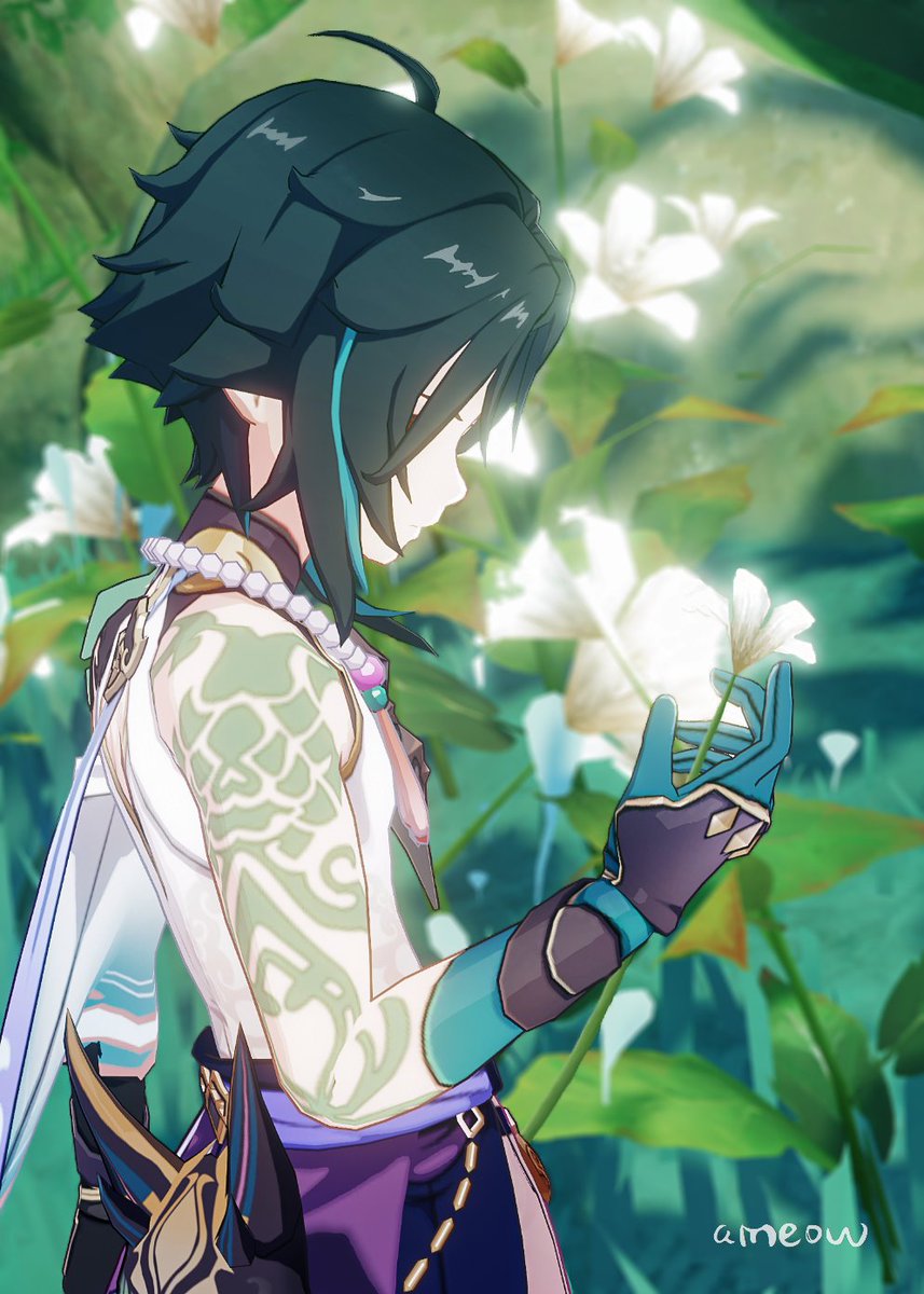 sysue_ameow's tweet photo. 魈～Flower &amp; Xiao 💗🥺#xiao #genshinxiao #genshinimpact #genshinphotography #gamephotography #genshin 
#原神写真部
#原神 https://t.co/s084BoYzWI