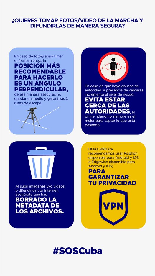 CubalexDDHH's tweet photo. Cubalex estará publicando una serie de consejos para asesorar a nuestra ciudadanía sobre qué hacer en un escenario de protestas https://t.co/CkUPQET7hz