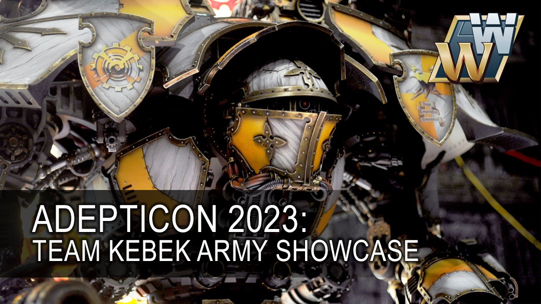 WarHamWorkshop's tweet photo. It's finally here... Team Kebek's @Adepticon 2023 Warhammer 40K Team Tournament showcase video. One of many incredible displays on offer this year.

Check it out.

https://t.co/mKXOhOcgAk

#warhammer40k #warhammercommunity #forgeworld #Adepticon #Adepticon2023 https://t.co/QEbxN9BUMj