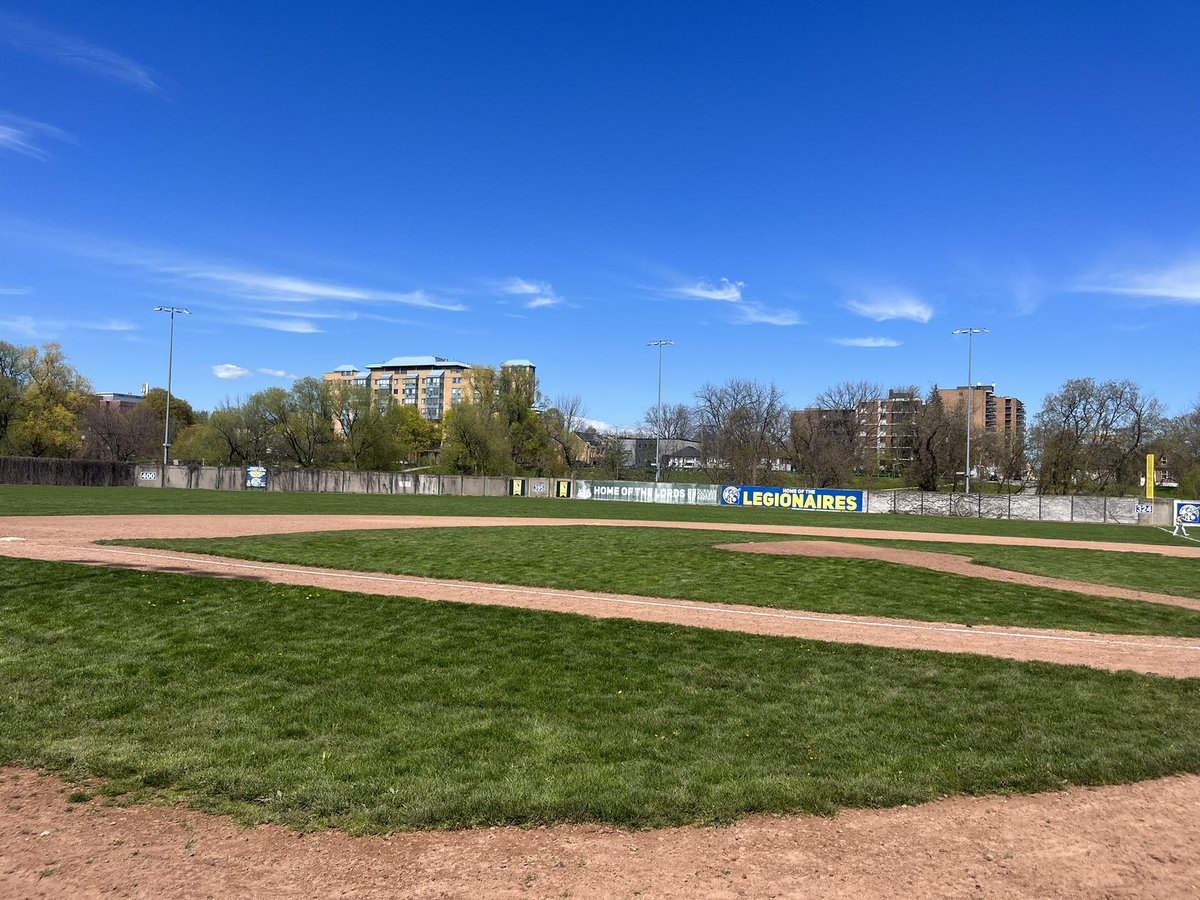 donahue743's tweet photo. Opening weekend for @ThePBLO . We are in Oshawa. Lost a heartbreaker 13-12 in game 1 and took game 2 10-0. Beautiful park and great hosts. Back at it for 2 more tomorrow. GL to @Vees16uPBLO @Vees14uPBLO who are at home this weekend. @Vees18uPBLO #govees https://t.co/xNi0nqlCTu