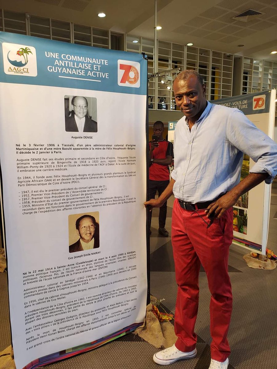 aag_ci's tweet photo. Merci pour la visite Me #pierredjemis, avocat ivoiro-guadeloupéen basé à #Abidjan. #pkd #forumrepats #aagci70 https://t.co/GxMJdMymvP
