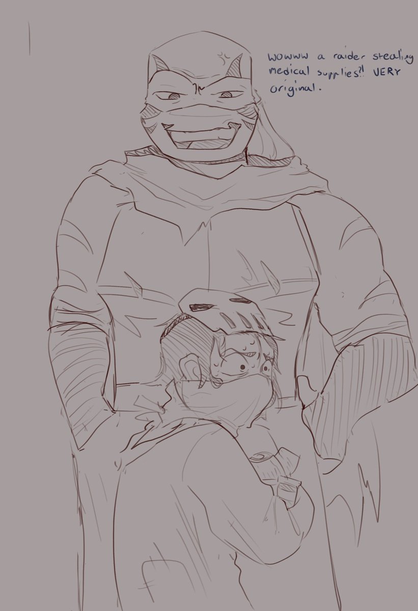 _K0R10_'s tweet photo. F!leo adopted casey I don't care, that child was a scavenger after cass died 1/2 #rottmnt #rottmntfanart #futureleo #caseyjr #RiseoftheTMNT https://t.co/cTIOza3ikt