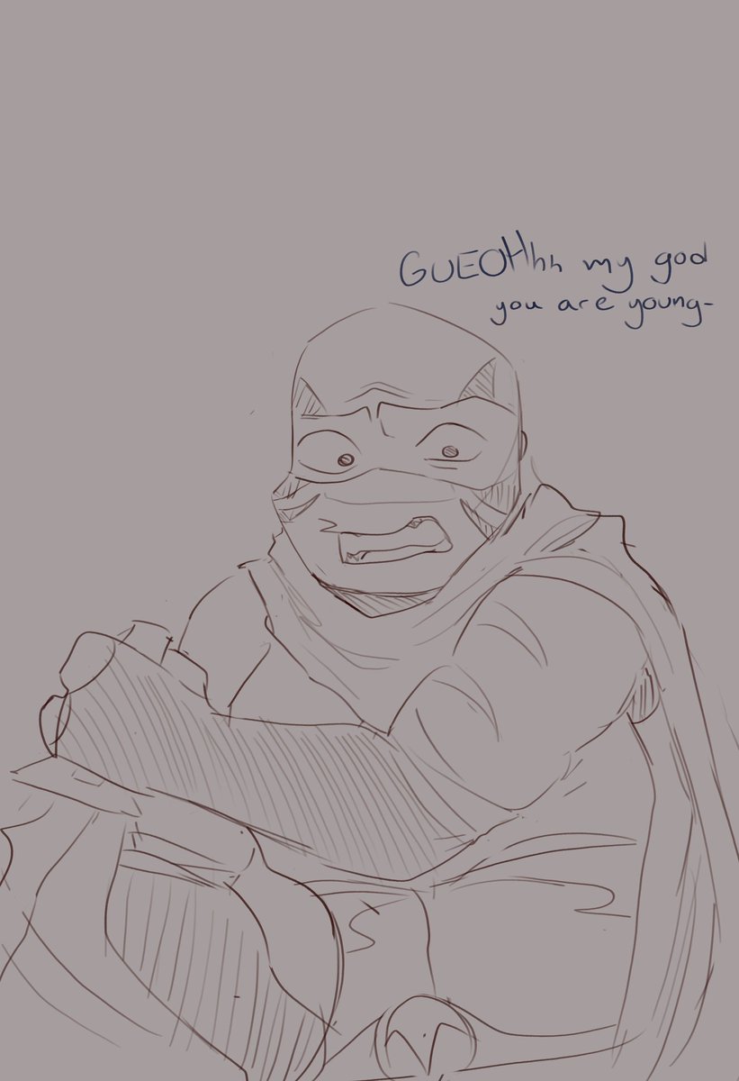 _K0R10_'s tweet photo. F!leo adopted casey I don't care, that child was a scavenger after cass died 1/2 #rottmnt #rottmntfanart #futureleo #caseyjr #RiseoftheTMNT https://t.co/cTIOza3ikt